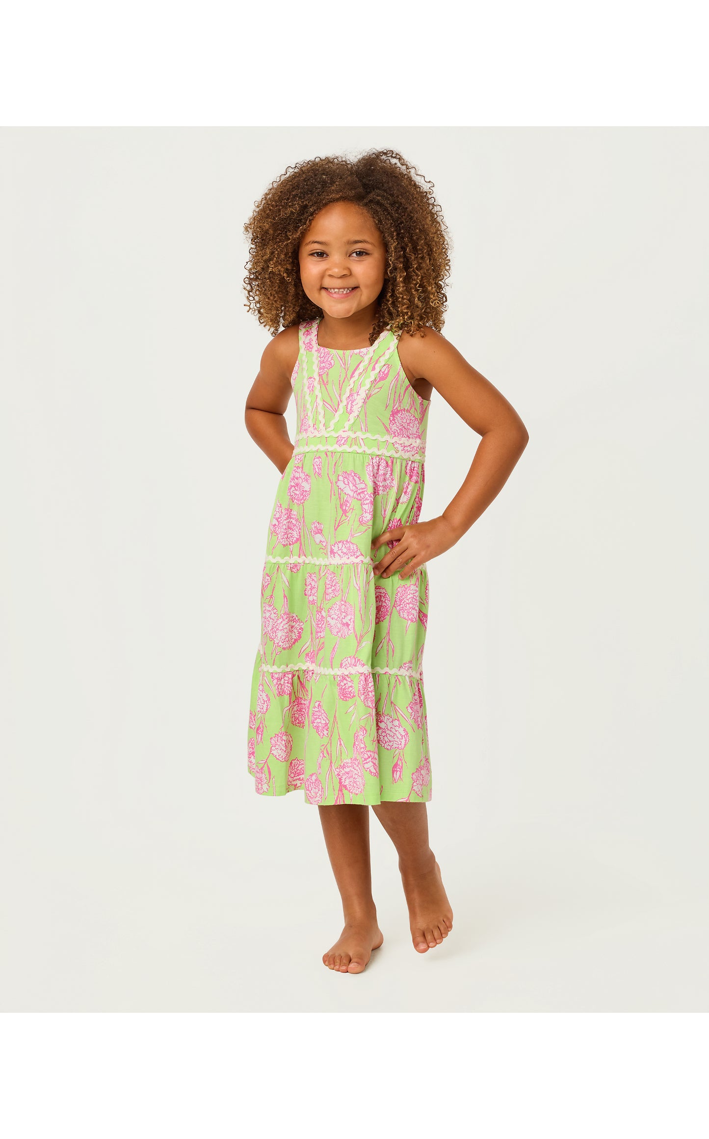 Mini Pollie Midi Dress - Pistachio Macaron Alina