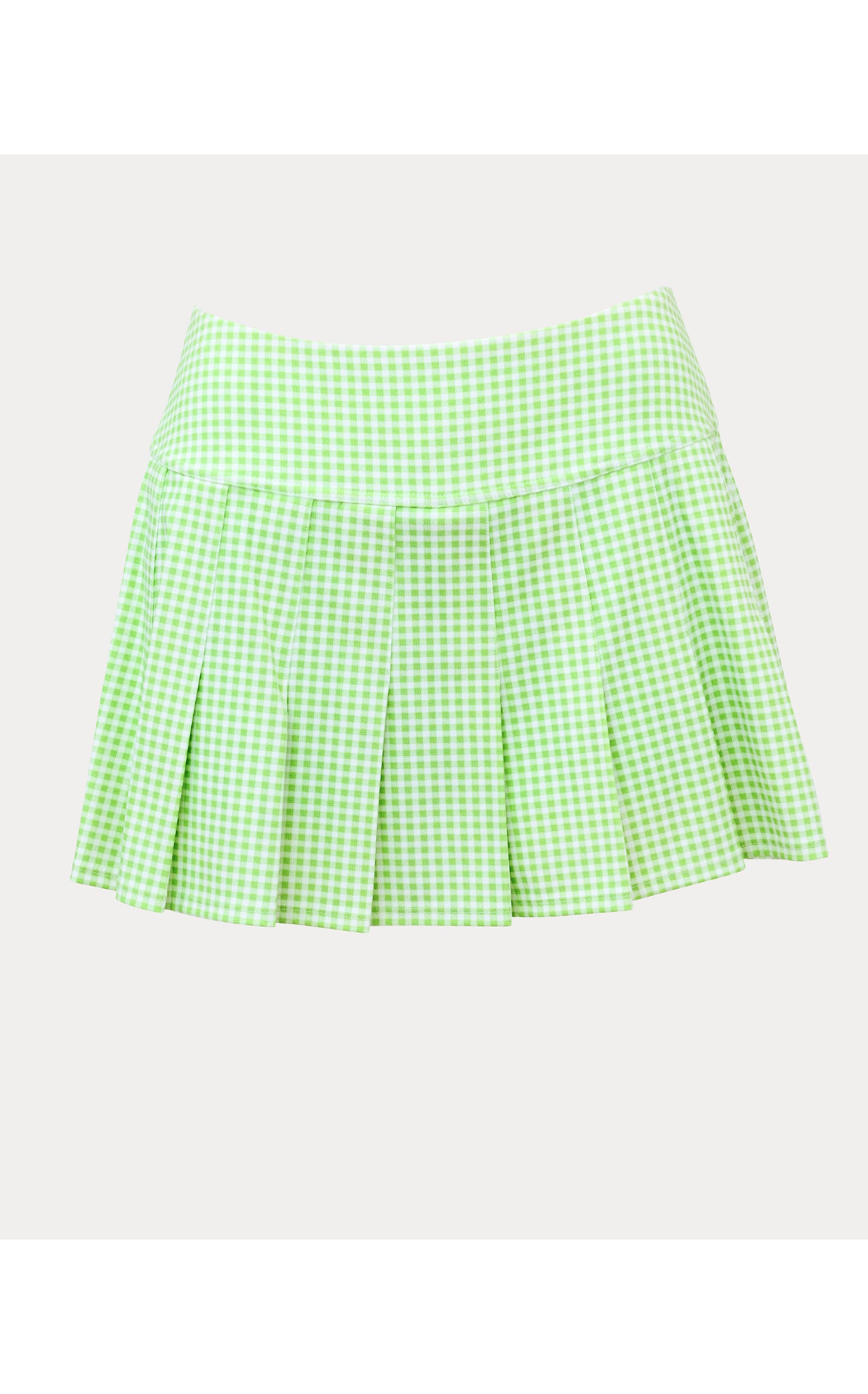 UPF50+ Annora Skort - Pistachio Macaron Lil Check It Gingham