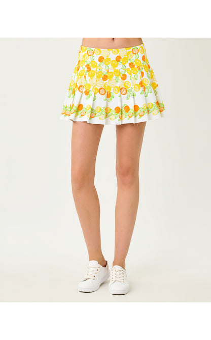 UPF50+ Annora Skort - Resort White Zesty Engineered Luxletic