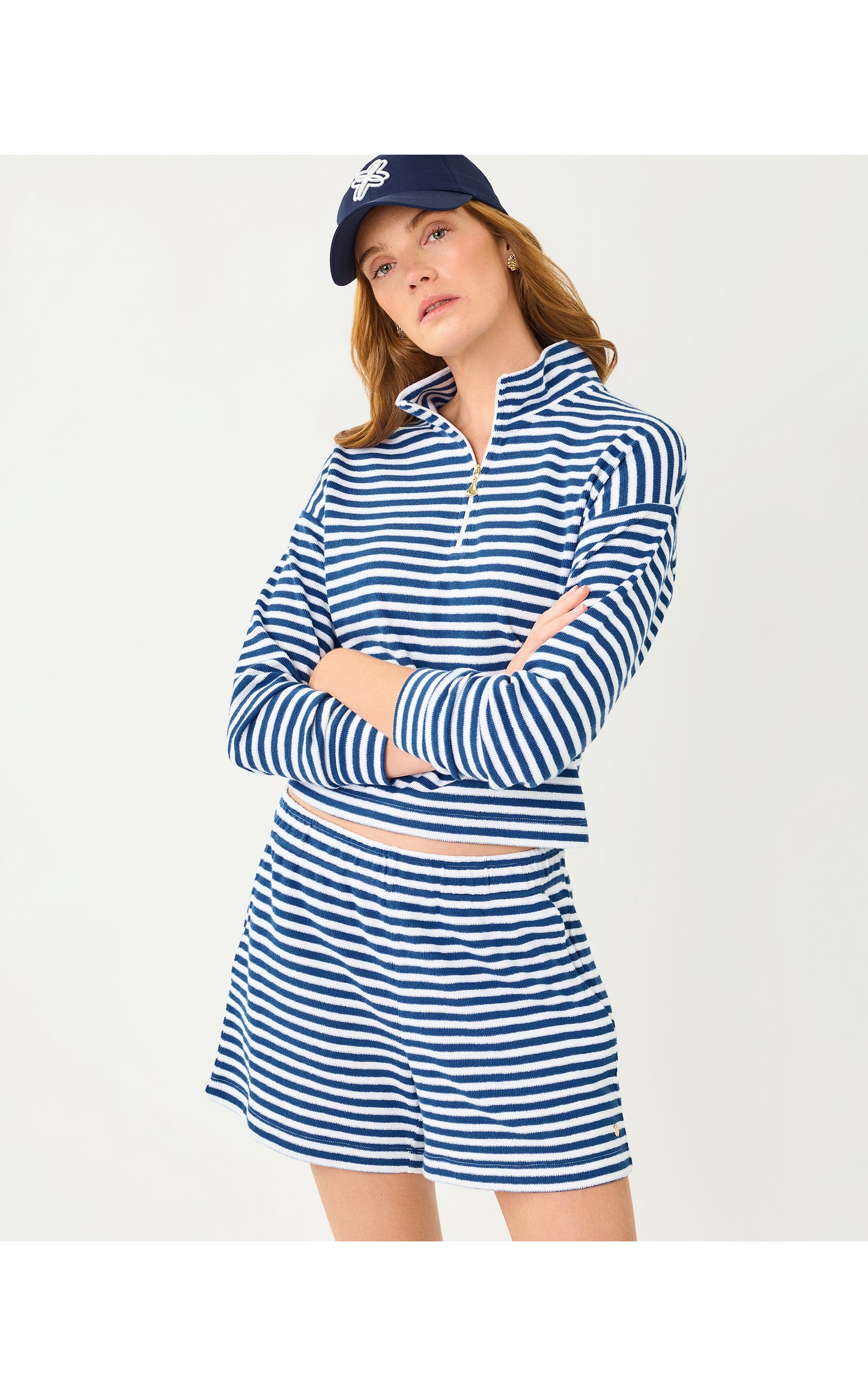 Amaris Pullover - Starlight Navy St Tropez Stripe