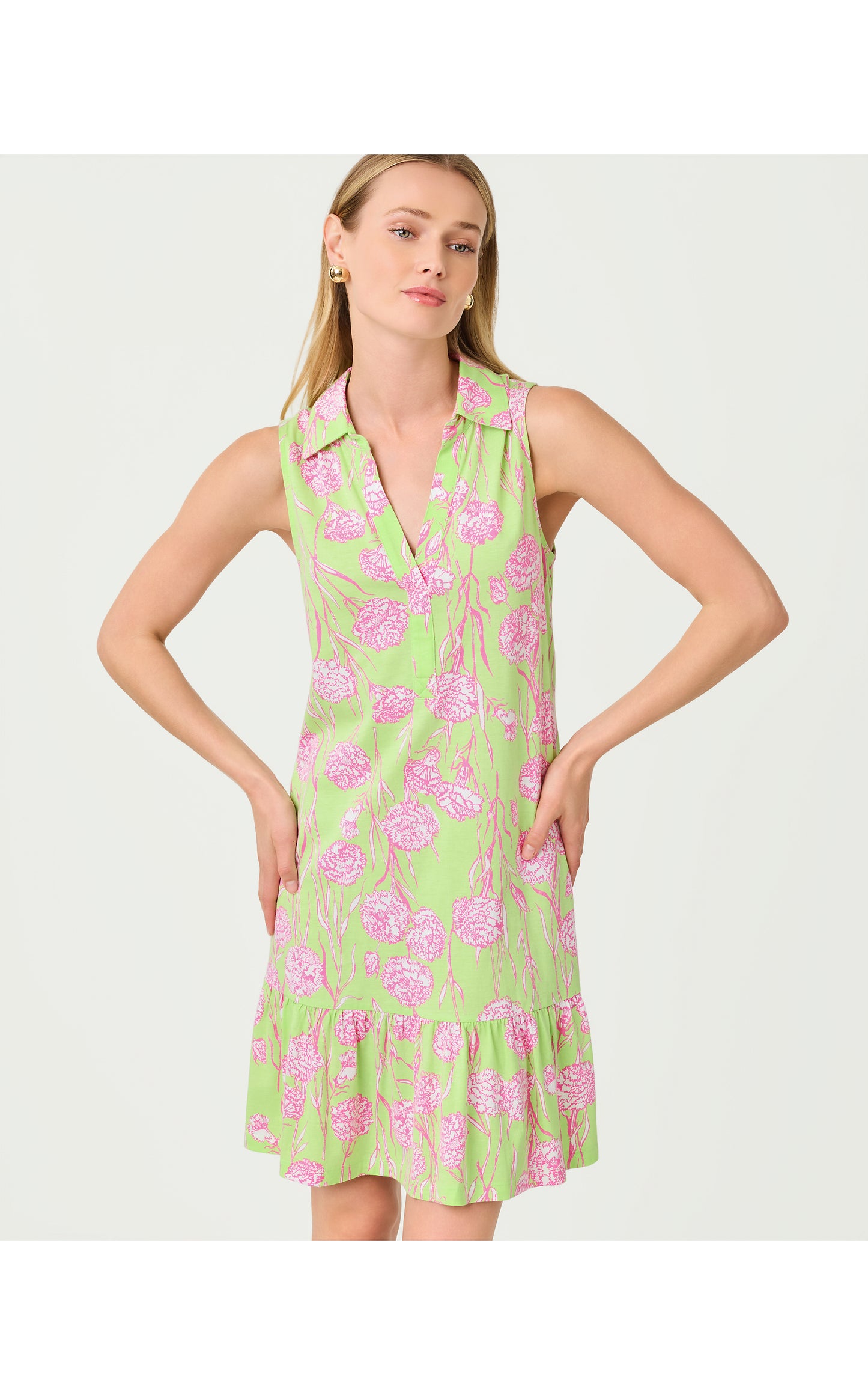 Riegan Dress - Pistachio Macaron Alina