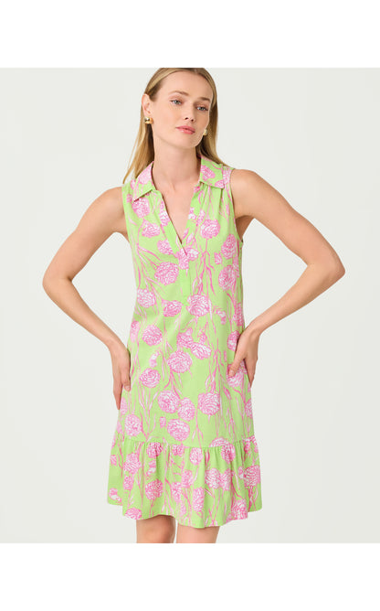 Riegan Dress - Pistachio Macaron Alina