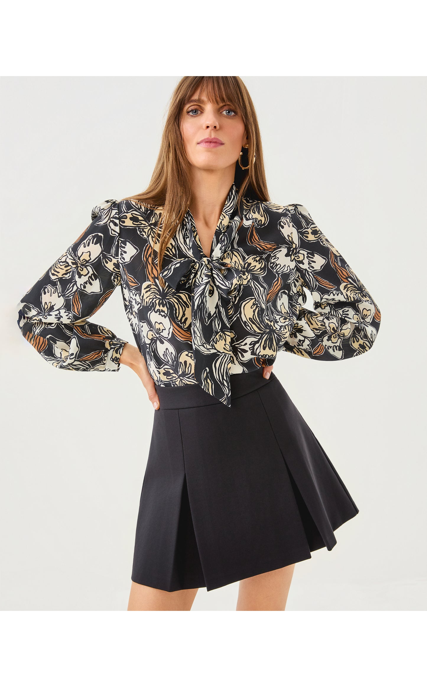 Delvey Mini Skort - Noir