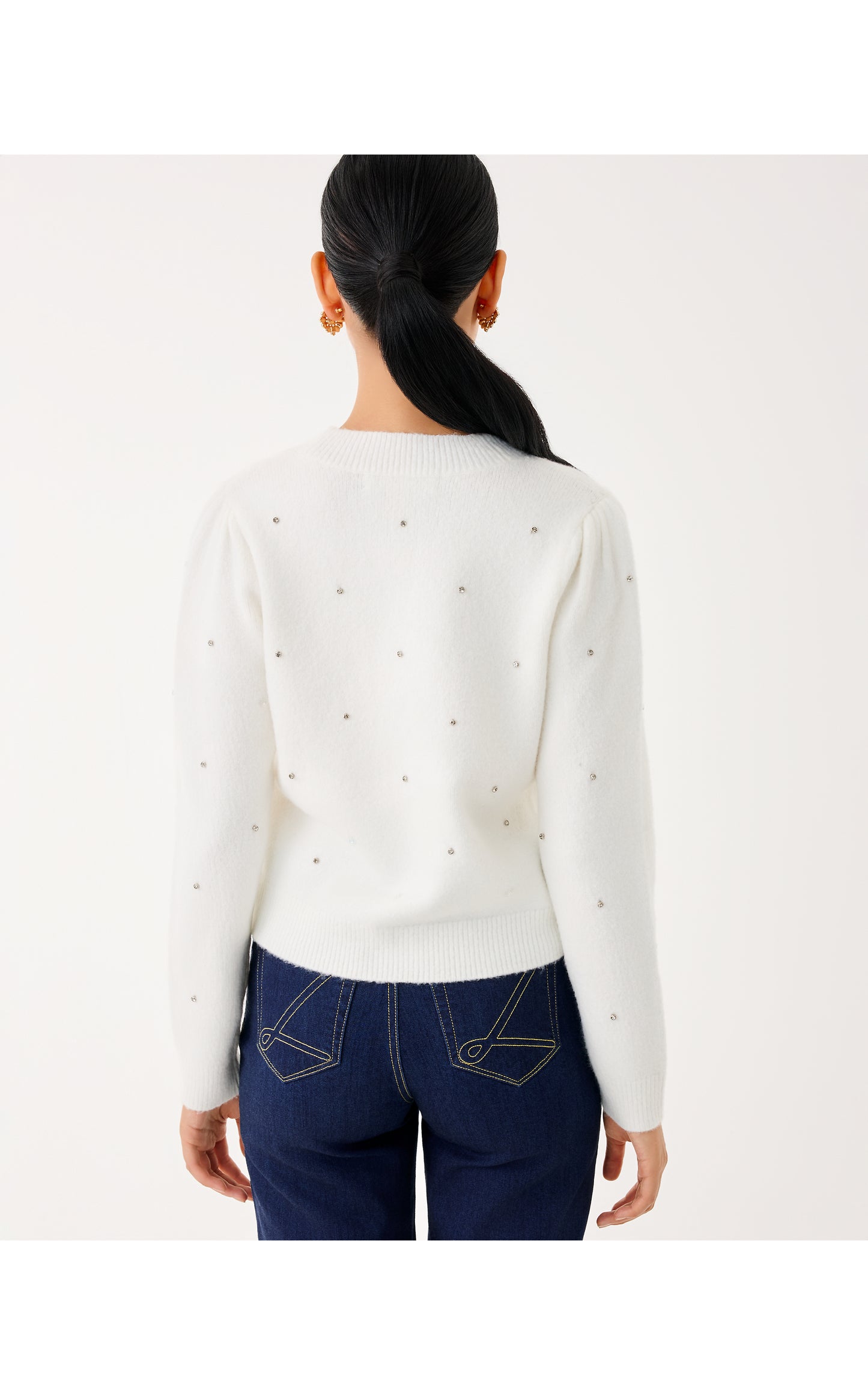 Ellorie Sweater - Coconut Paradise Rhinestones