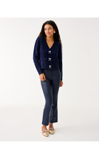 Ellorie Sweater - True Navy Paradise Rhinestones