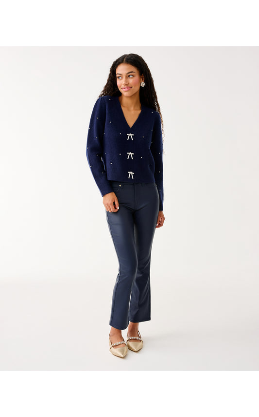 Ellorie Sweater - True Navy Paradise Rhinestones