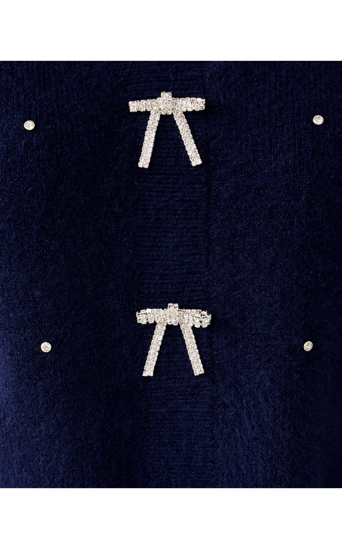 Ellorie Sweater - True Navy Paradise Rhinestones