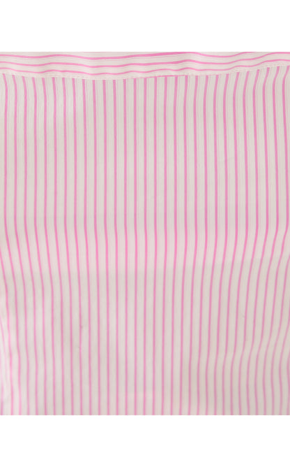 The Tie Lilly Shirt - Conch Shell Pink Shadow Shirting Stripe