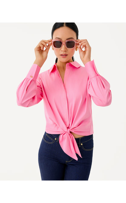 The Tie Lilly Shirt - Confetti Pink