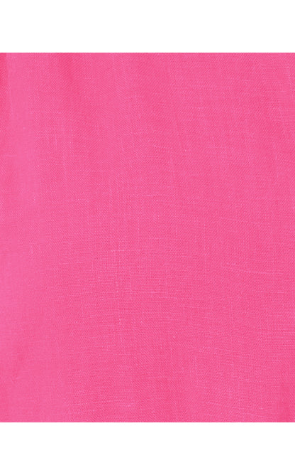 Drena Linen Dress - Passion Fruit Pink