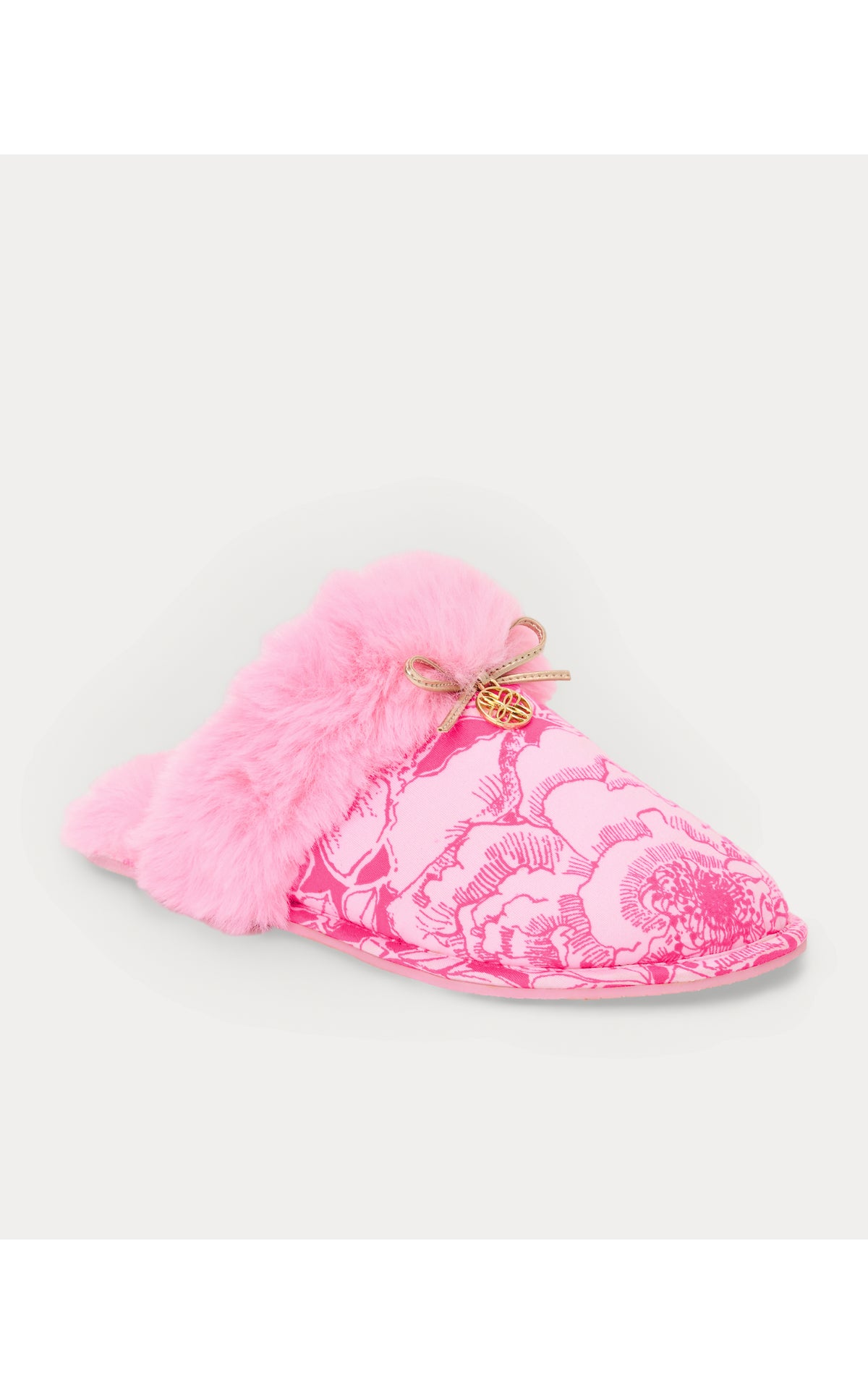 Harte Bow Slipper - Pink Aster A Rose By Any Other Name