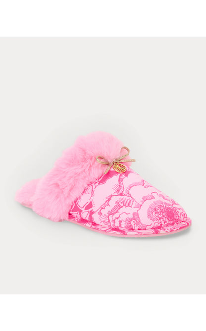 Harte Bow Slipper - Pink Aster A Rose By Any Other Name