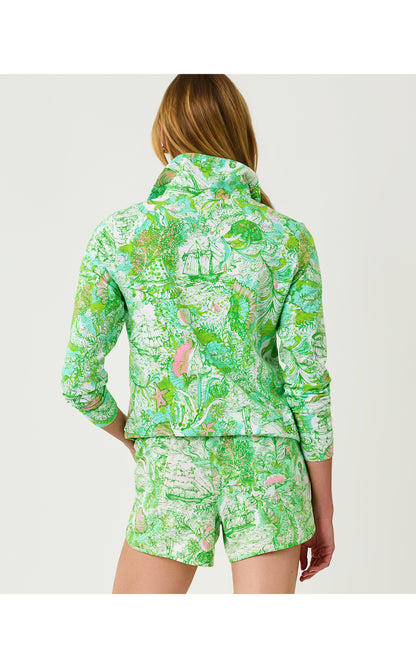 UPF50+ Eleni Pullover - Resort White Ship To Shore