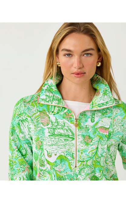 UPF50+ Eleni Pullover - Resort White Ship To Shore