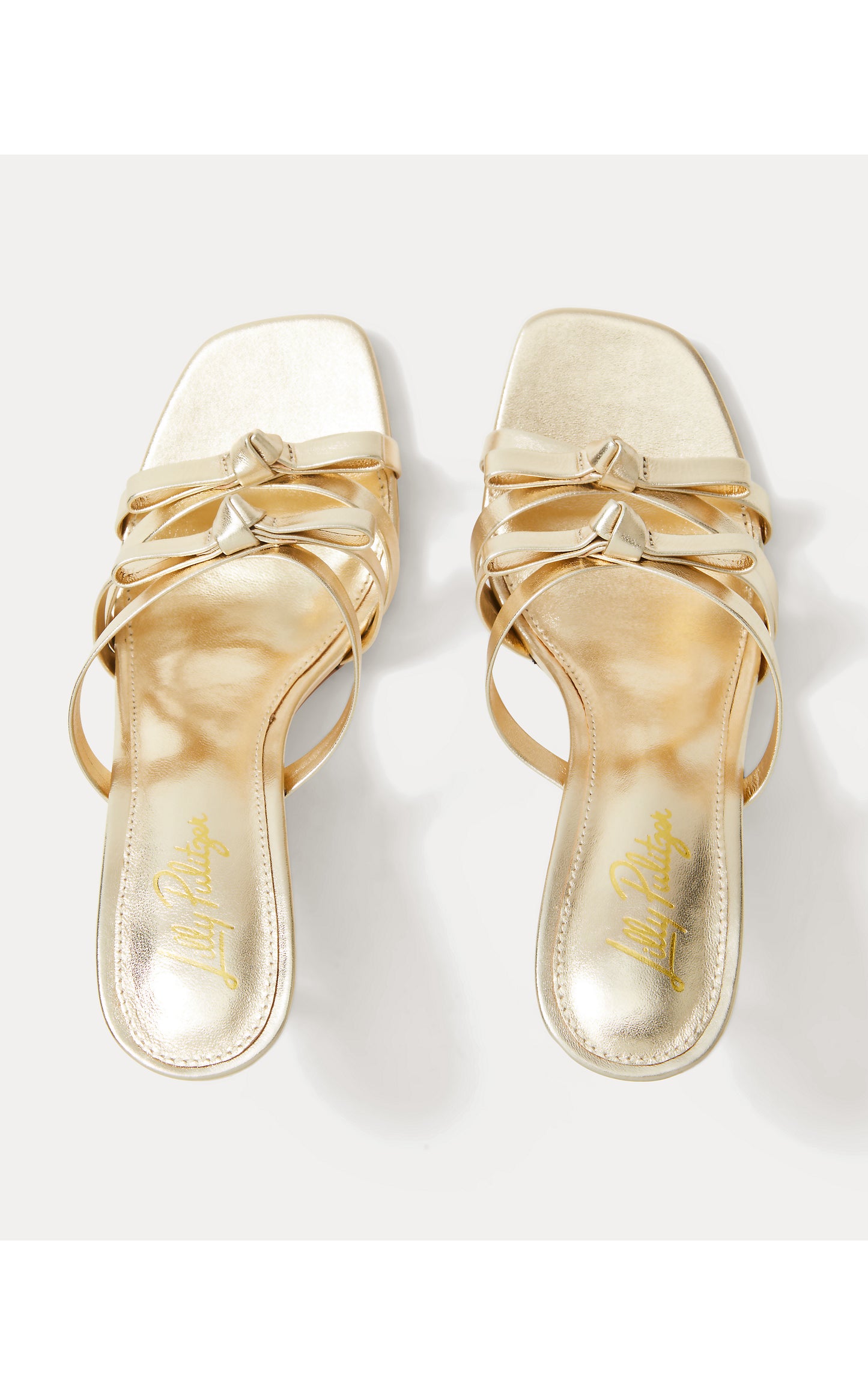 Wanda Slide Sandal - Gold Metallic