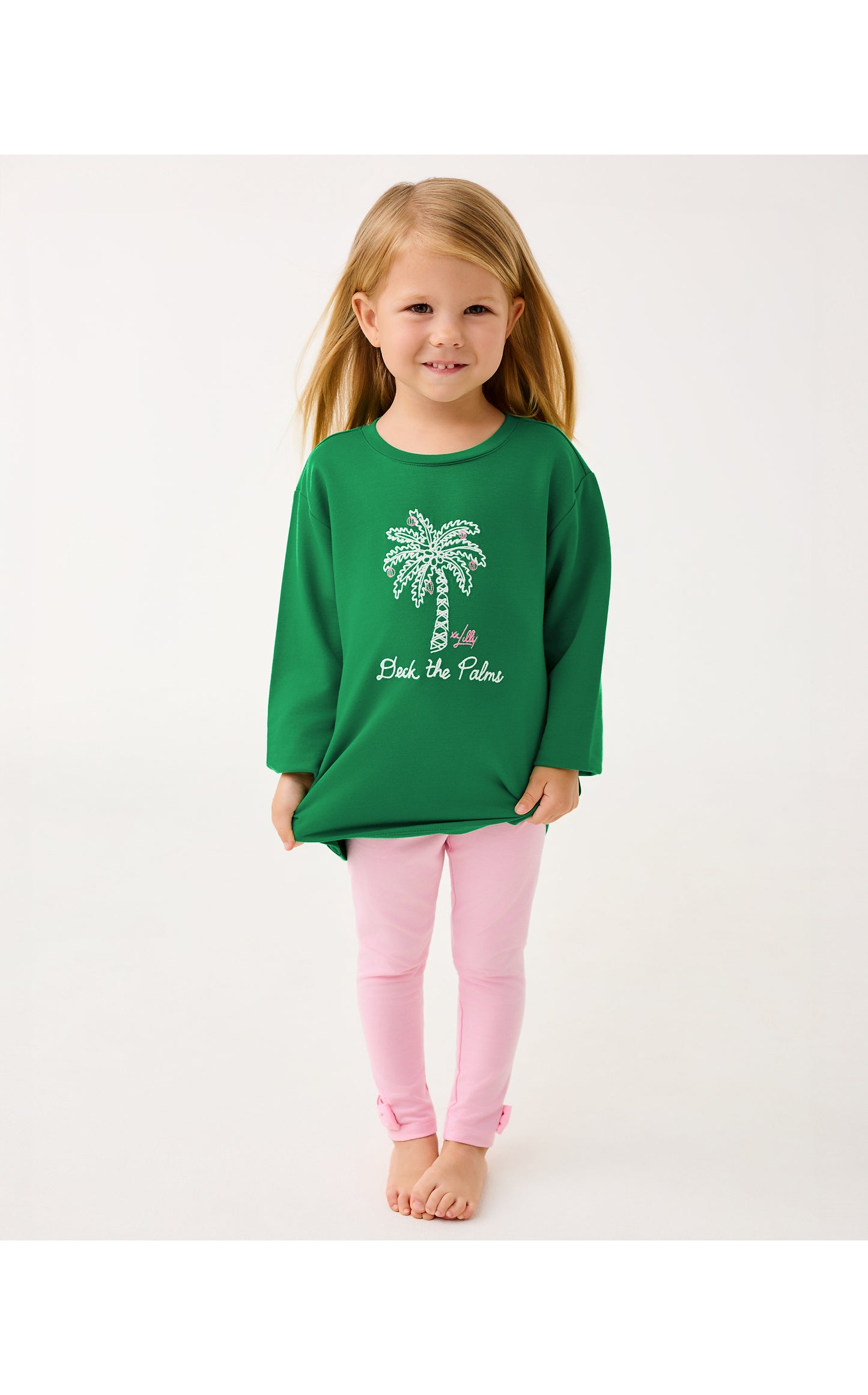 Mini Ballad Sweatshirt - Multi Deck The Palms Embroidery Childrens