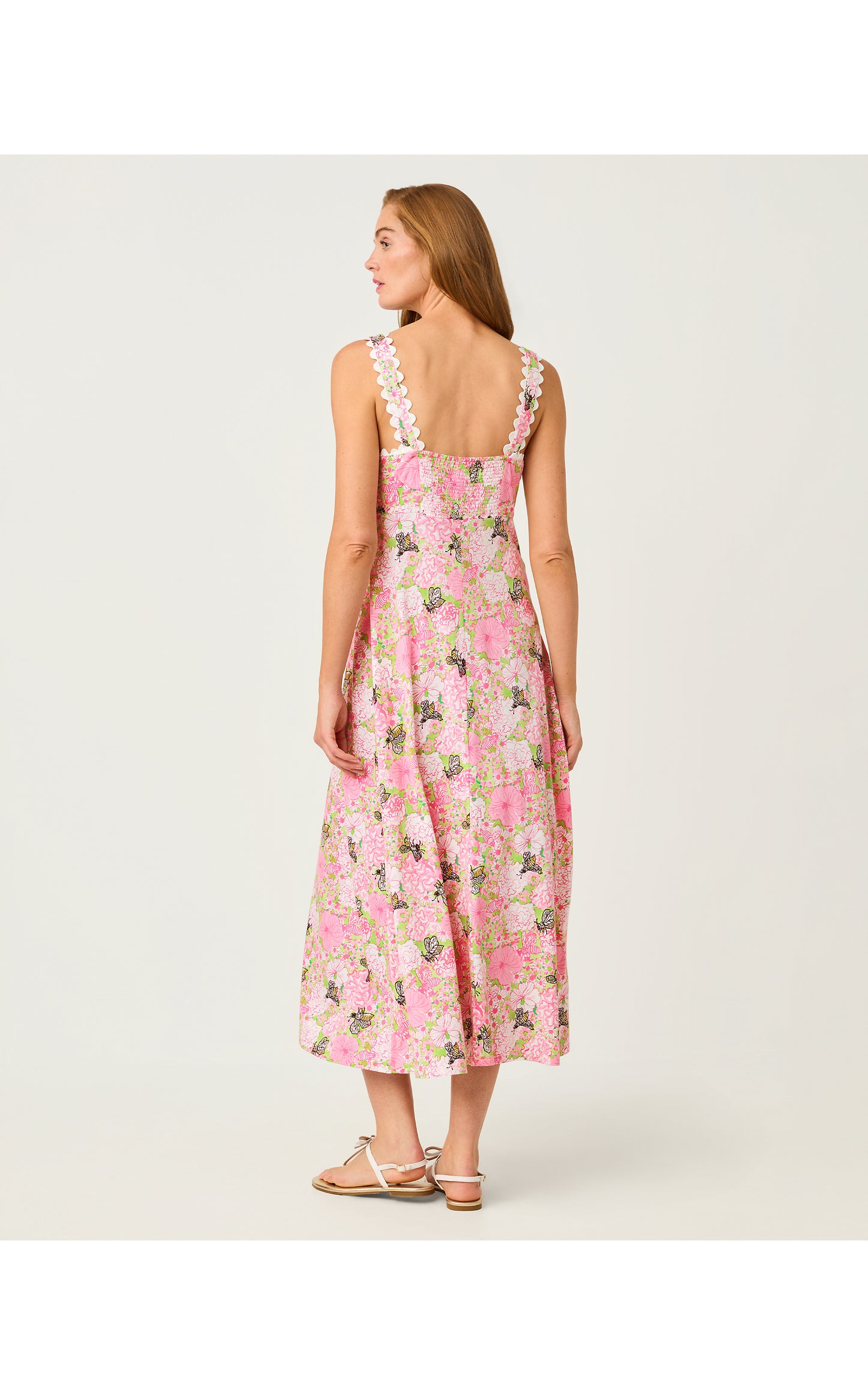 Dwyer Midi Dress - Pistachio Macaron Bees Knees