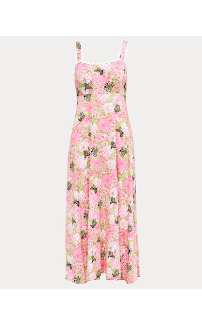 Dwyer Midi Dress - Pistachio Macaron Bees Knees