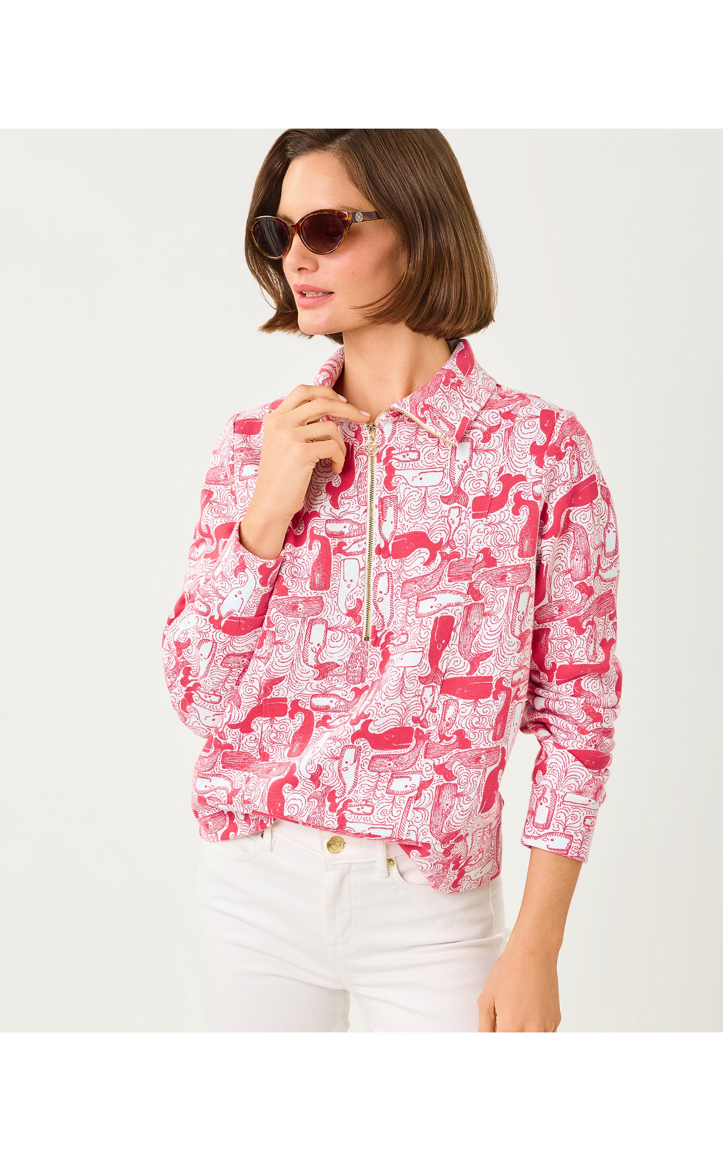 Eleni Pullover - Paradise Punch Thar She Blows