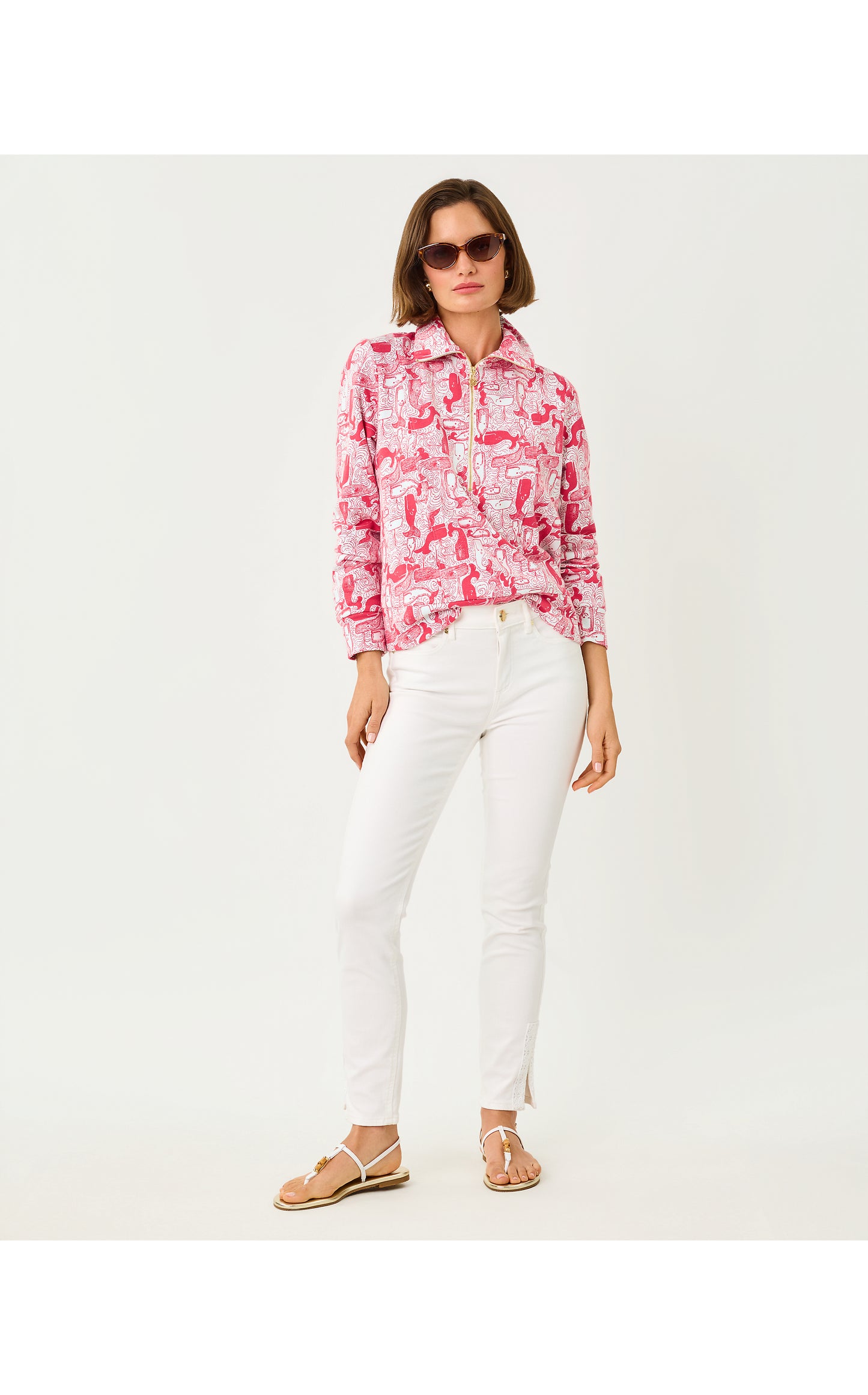Eleni Pullover - Paradise Punch Thar She Blows