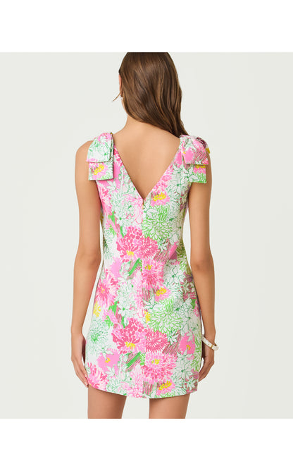 Carmine Shift - Resort White Mum Patch