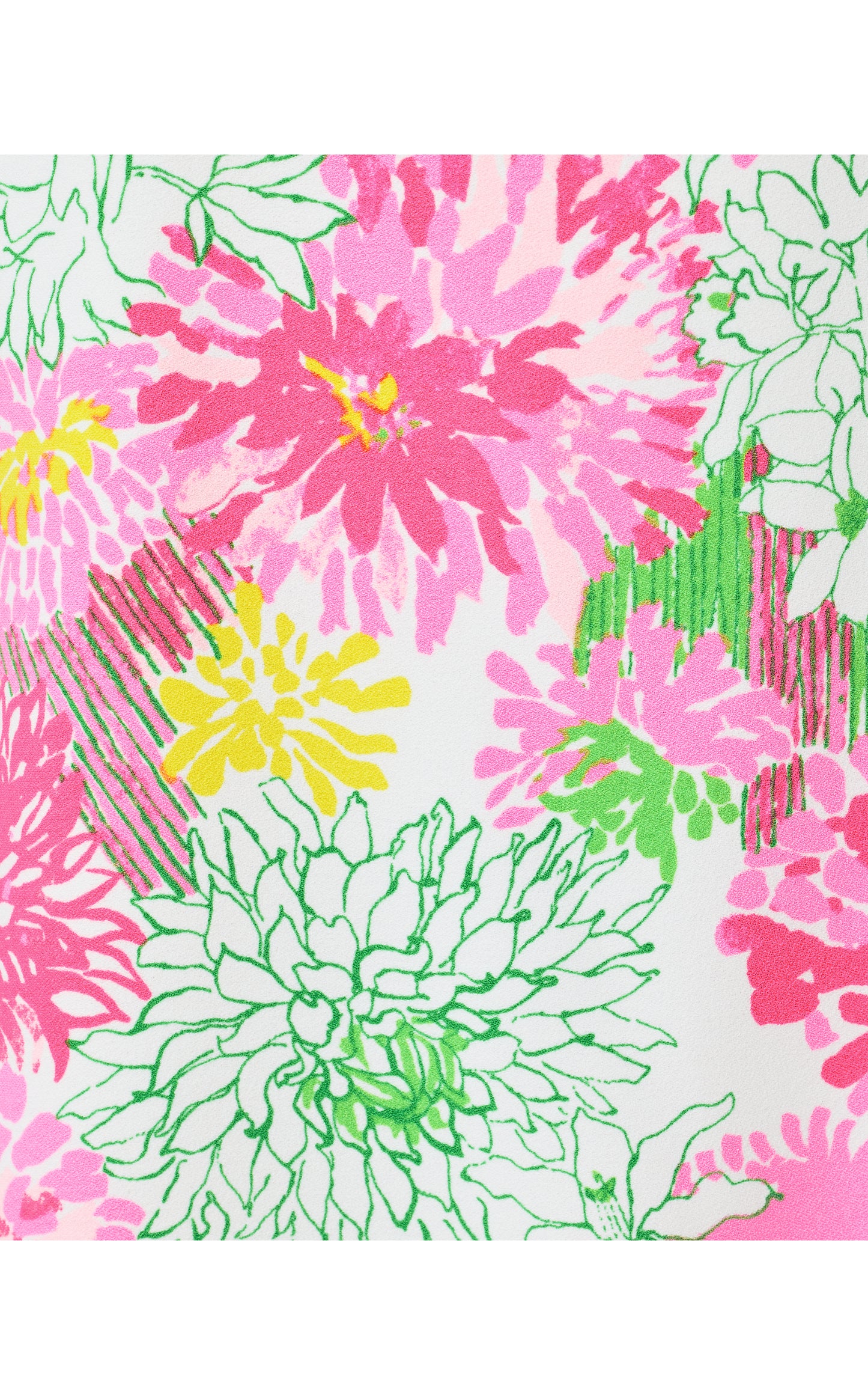 Carmine Shift - Resort White Mum Patch