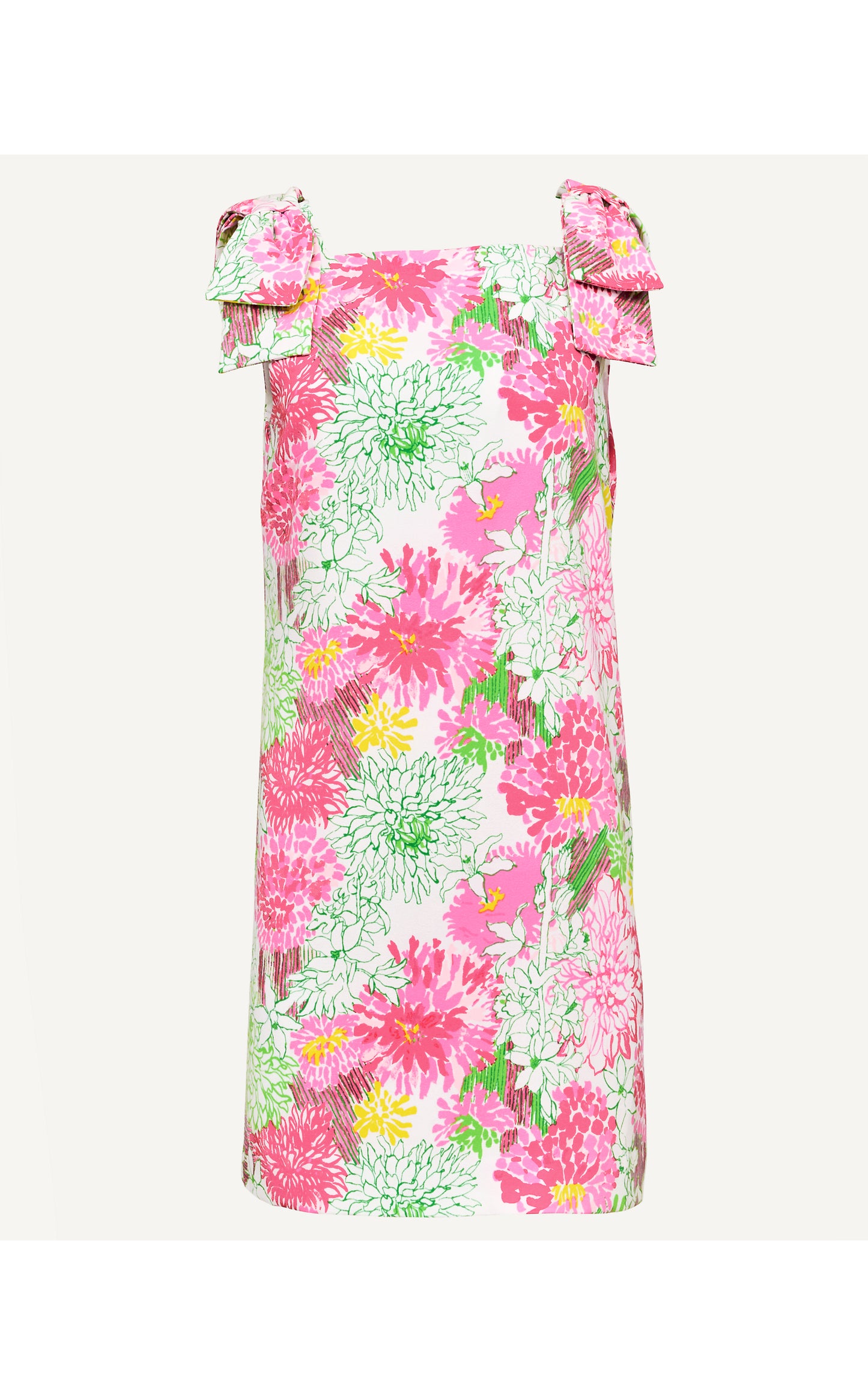 Carmine Shift - Resort White Mum Patch