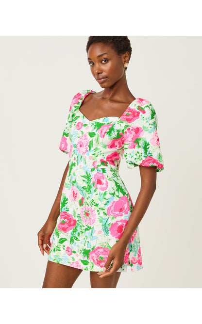 Justina Skirted Romper - Poppy Party