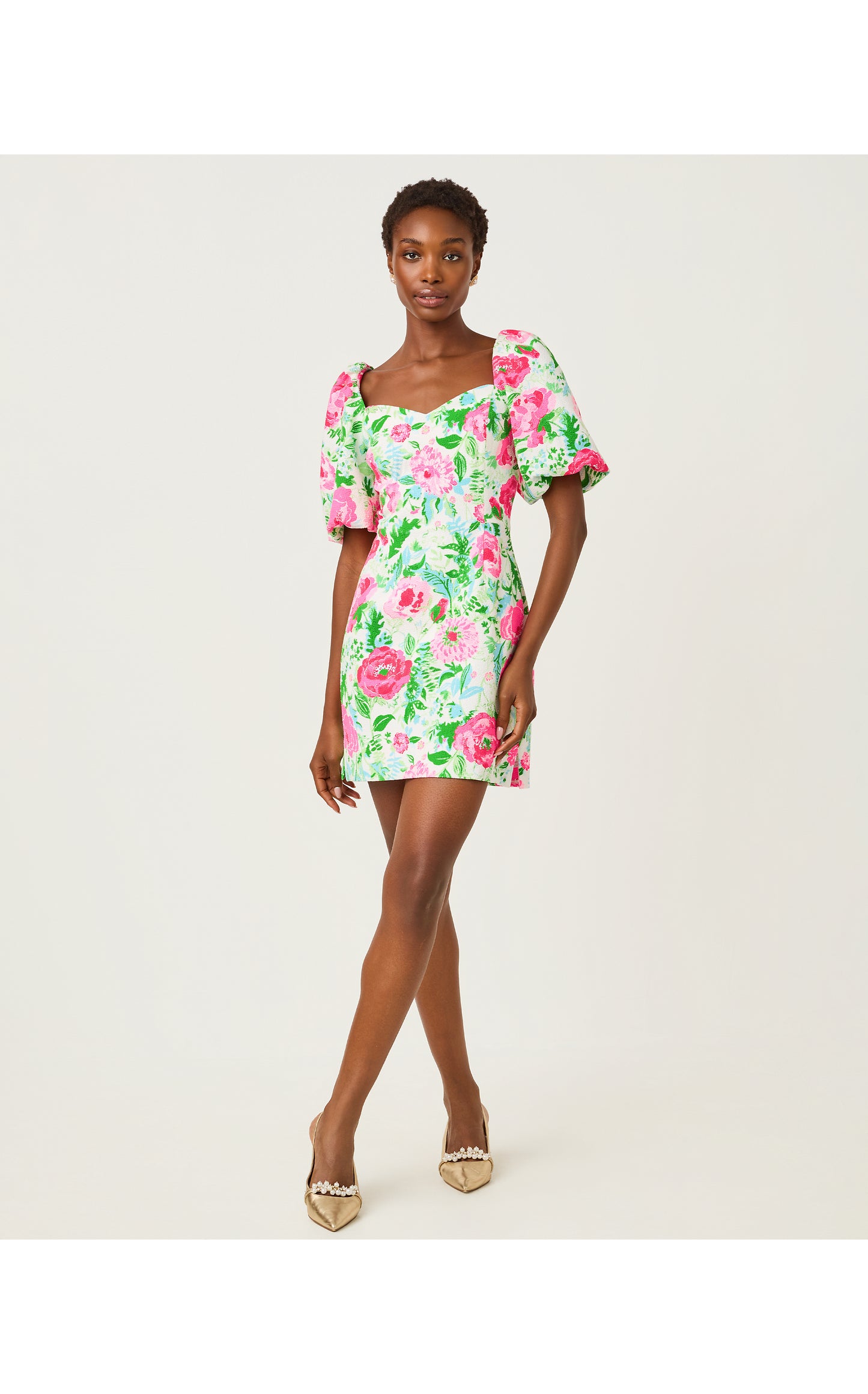 Justina Skirted Romper - Poppy Party