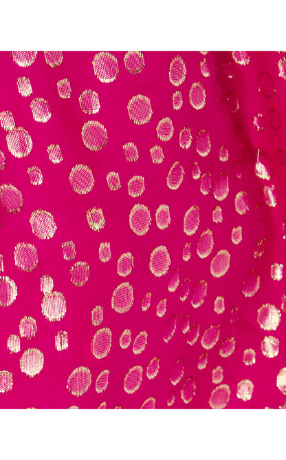 Nadia Silk Cami - Mystique Pink Silk Bubbly Clip