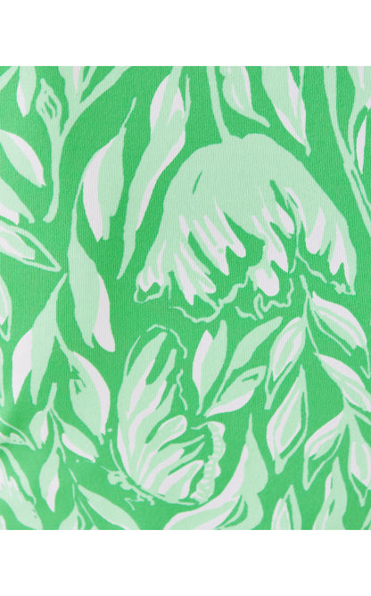 UPF50+ Sania Half Zip - Fauna Green Tulip To Tango