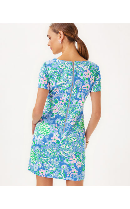 The Short Sleeved Lilly Shift - Plumes In Bloom