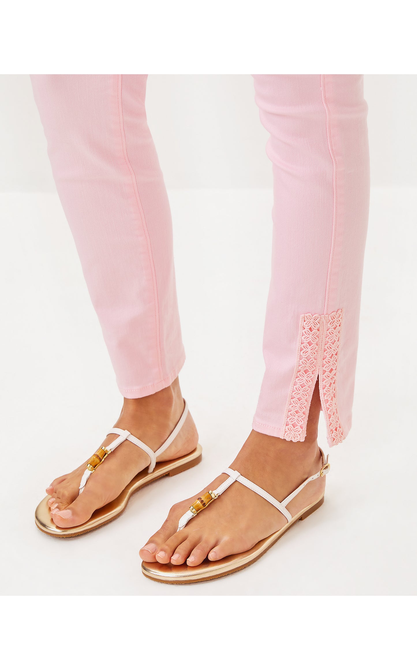 South Ocean High Rise Skinny Pant - Pink Muse