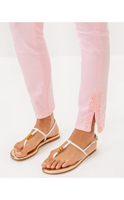 South Ocean High Rise Skinny Pant - Pink Muse