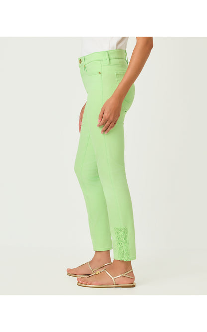 29" South Ocean High Rise Skinny Jean - Pistachio Green