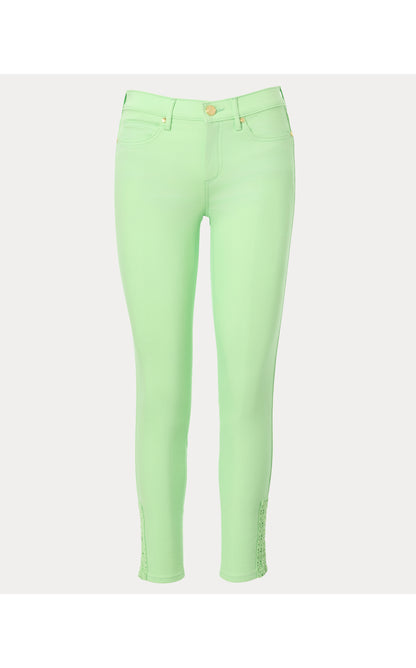 29" South Ocean High Rise Skinny Jean - Pistachio Green