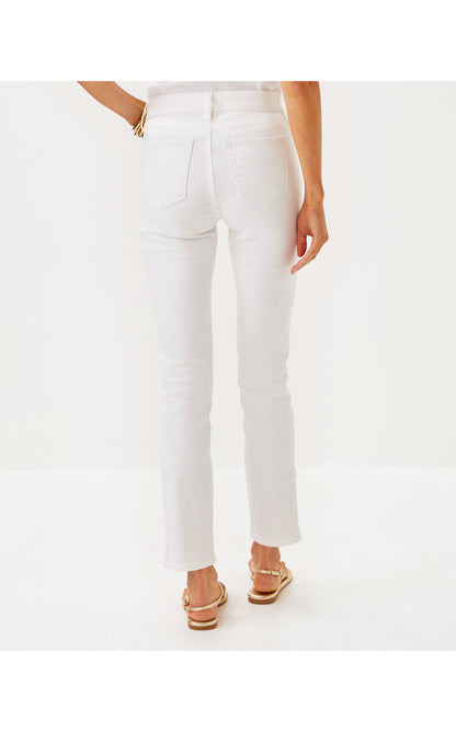 South Ocean High Rise Skinny Pant - Resort White