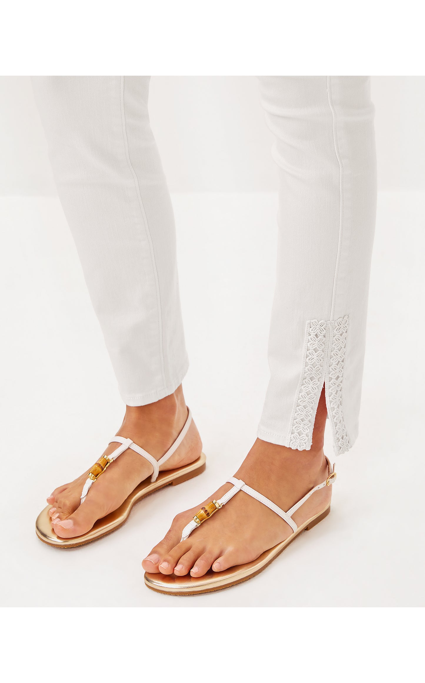 South Ocean High Rise Skinny Pant - Resort White