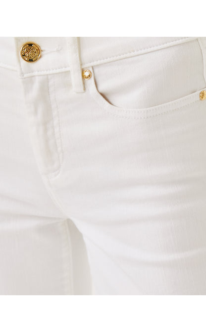 South Ocean High Rise Skinny Pant - Resort White