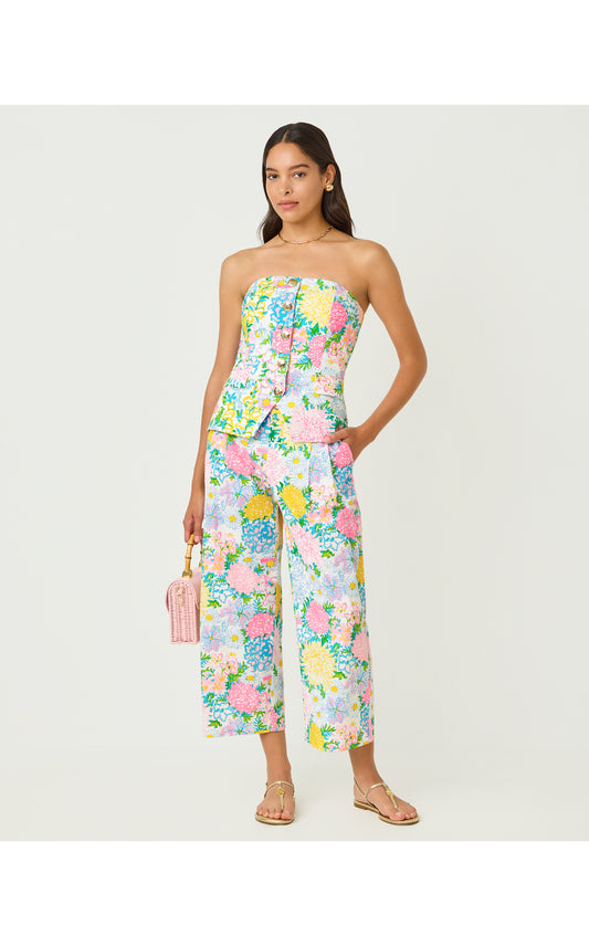 Mandalay Crop Pant - Multi Lilly Garden