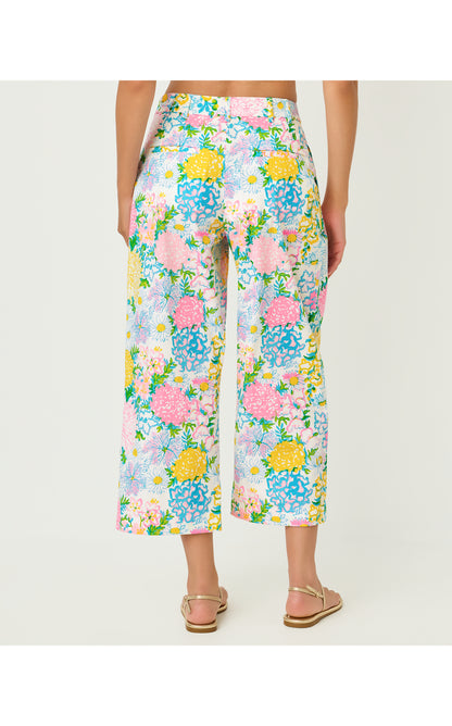 Mandalay Crop Pant - Multi Lilly Garden