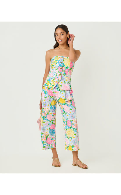 Mandalay Crop Pant - Multi Lilly Garden