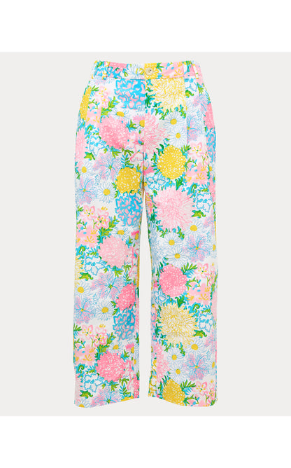 Mandalay Crop Pant - Multi Lilly Garden