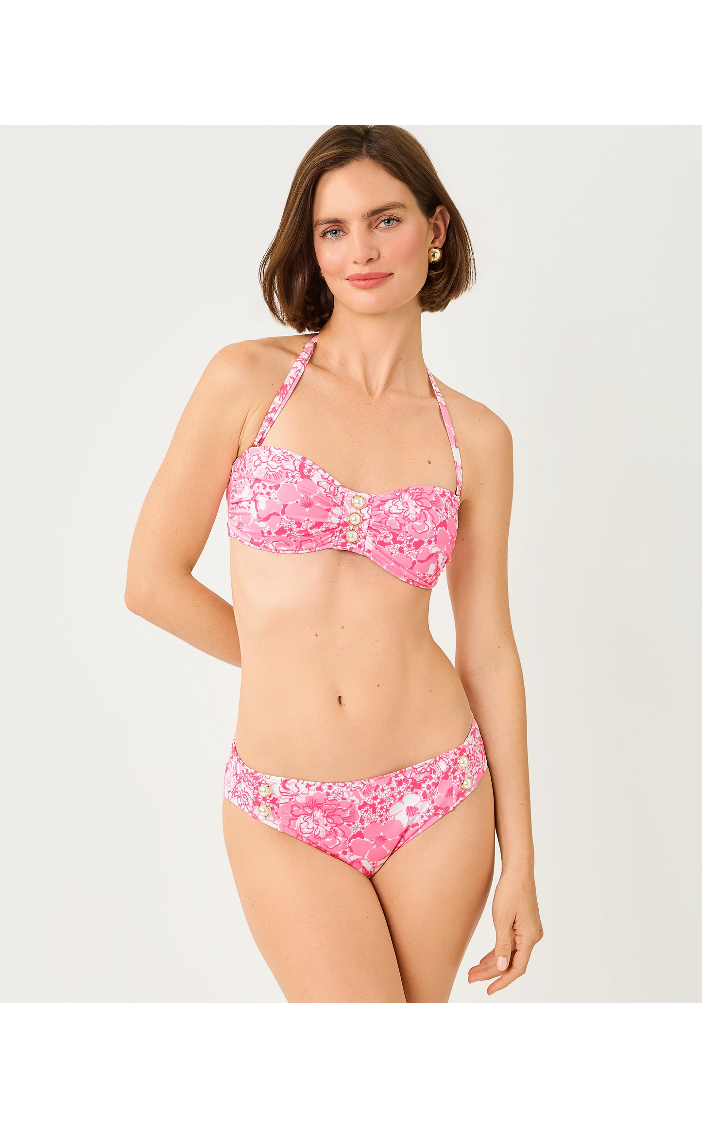 Rior Hipster Bottom - Conch Shell Pink Burst Of Joy