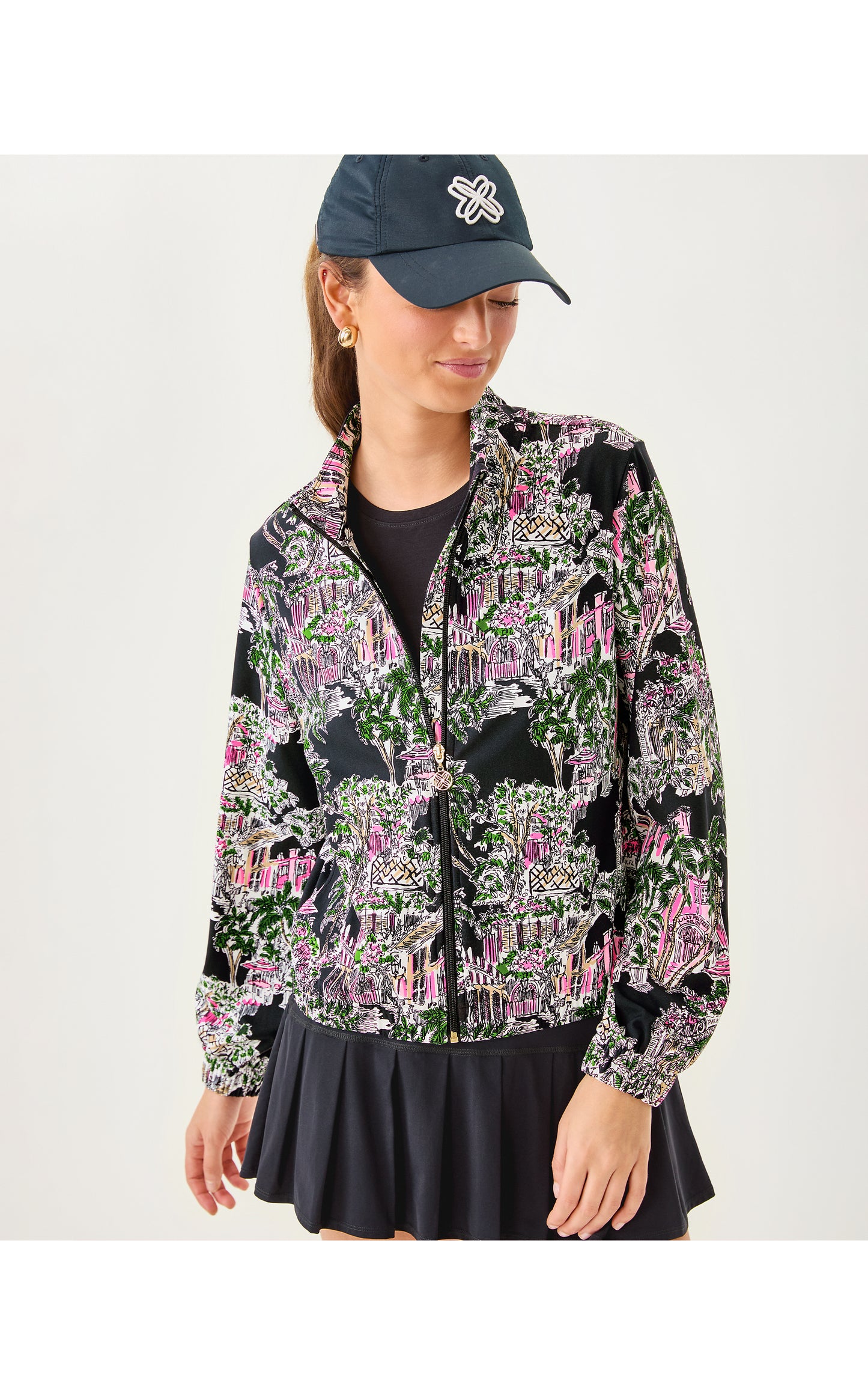 UPF50+ Luxletic Aegean Jacket - Onyx Pb Anniversary Toile