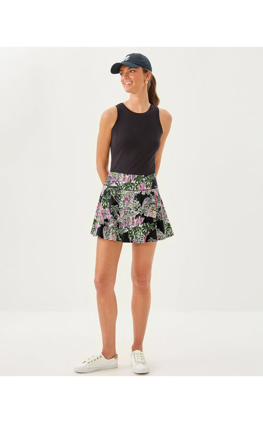UPF50+ Luxletic Barcelona High Rise Skort - Onyx Pb Anniversary Toile