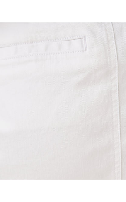 Colette Denim Skort - Resort White