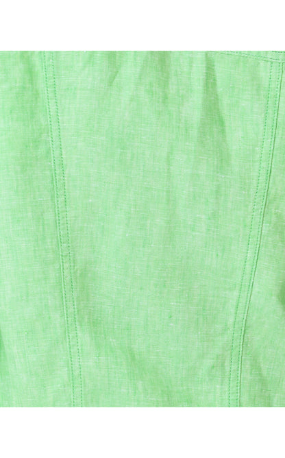 Seaspray Linen Jacket - Jackfruit