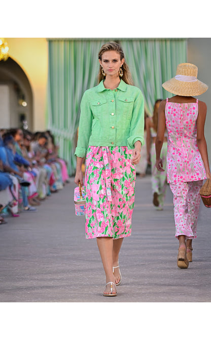 Seaspray Linen Jacket - Jackfruit