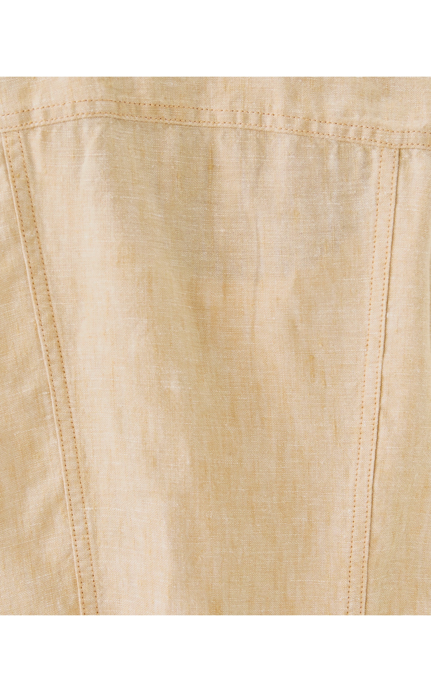 Seaspray Linen Jacket - Wicker Tan X Resort White